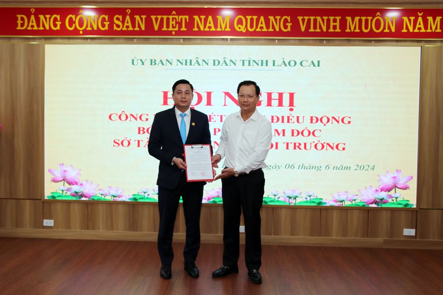 Lào Cai có tân Phó Giám đốc Sở Tài nguyên và Môi trường