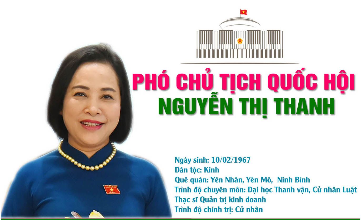 [Inforgaphic] Phó Chủ tịch Quốc hội Nguyễn Thị Thanh