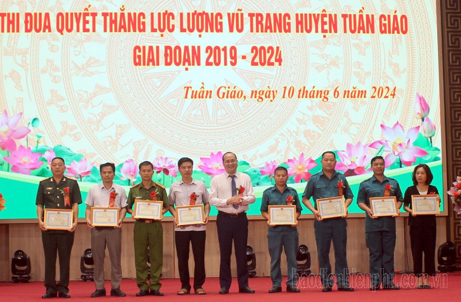 Đại hội Thi đua Quyết thắng lực lượng vũ trang huyện Tuần Giáo giai đoạn 2019 - 2024