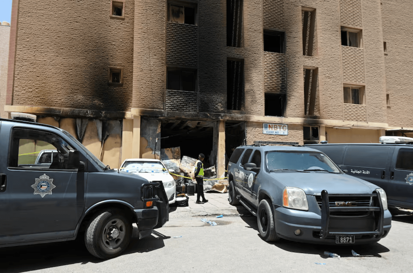 Kuwait: Cháy tòa nhà, ít nhất 35 người thiệt mạng