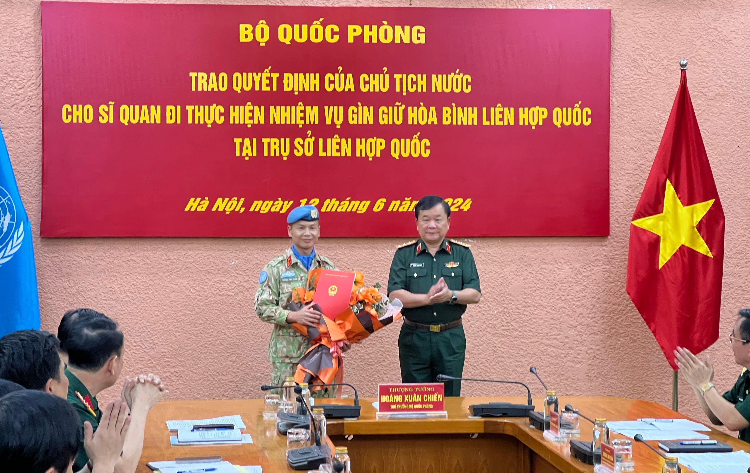 Thêm một sĩ quan Việt Nam trúng tuyển làm việc tại trụ sở Liên hợp quốc