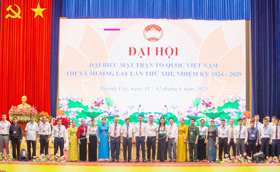 Đại hội Đại biểu MTTQ Việt Nam thị xã Mường Lay lần thứ XIII, nhiệm kỳ 2024 - 2029