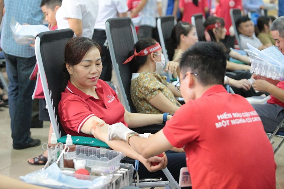 Gần 1.300 đơn vị máu hưởng ứng Ngày hội hiến máu "Giọt hồng sông Đà" lần thứ VII tỉnh Lai Châu