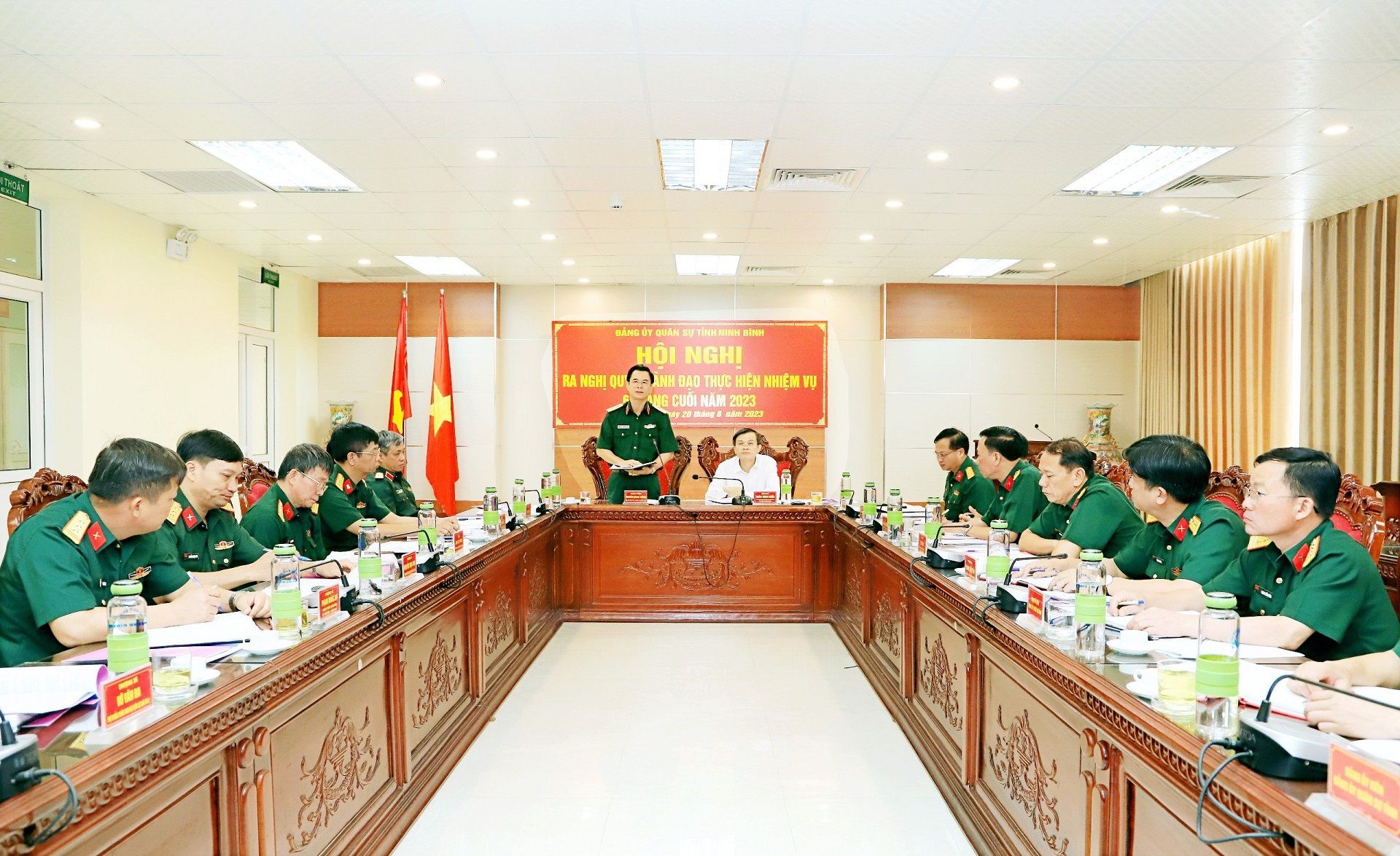 Bộ Chỉ huy quân sự tỉnh Ninh Bình thực hiện tốt công tác Đảng, công tác chính trị