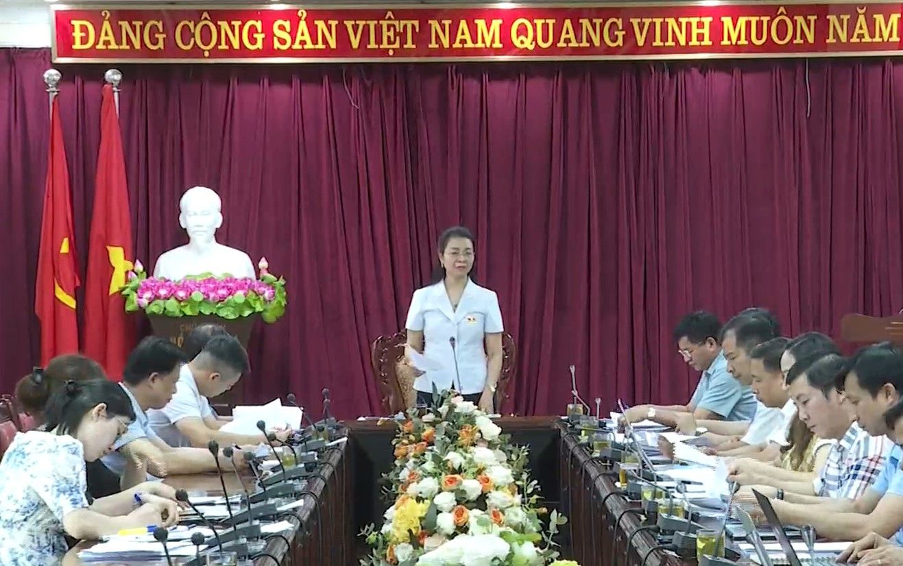 Thẩm tra 4 báo cáo, dự thảo nghị quyết trình kỳ họp thứ 14, HĐND tỉnh Điện Biên
