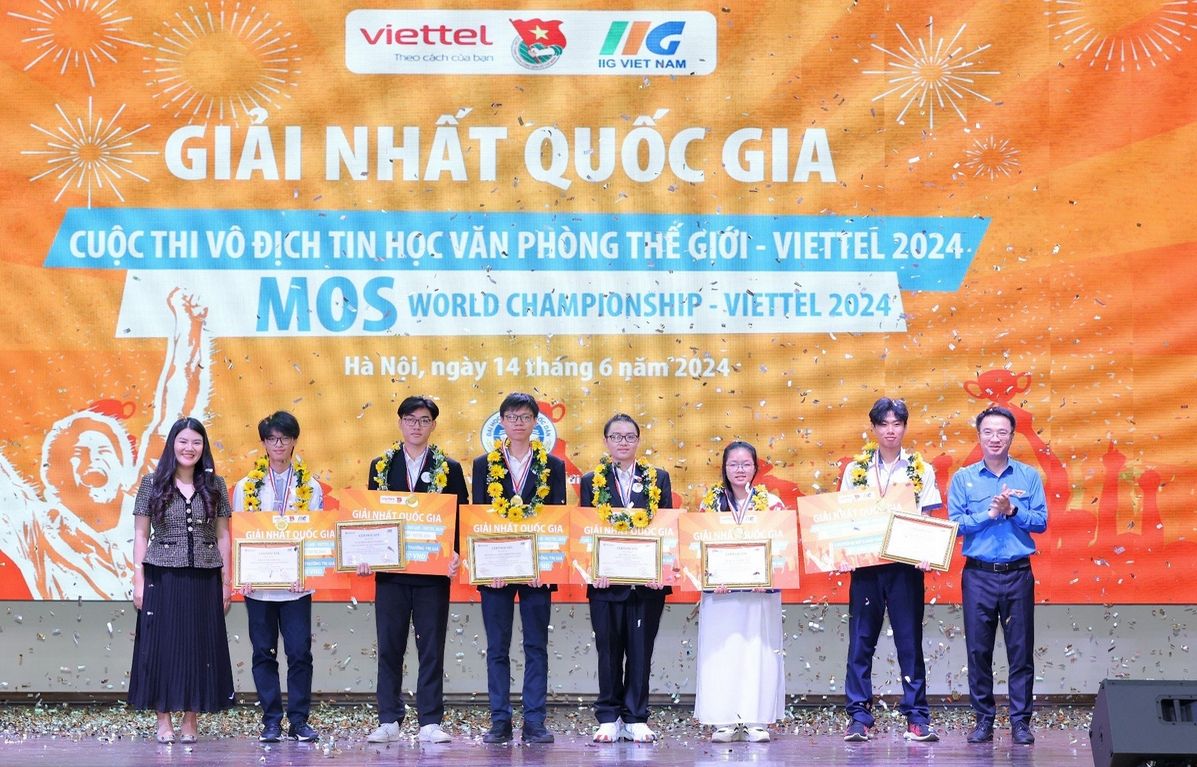 6 đại diện Việt Nam tham gia chung kết cuộc thi Vô địch tin học văn phòng thế giới 2024