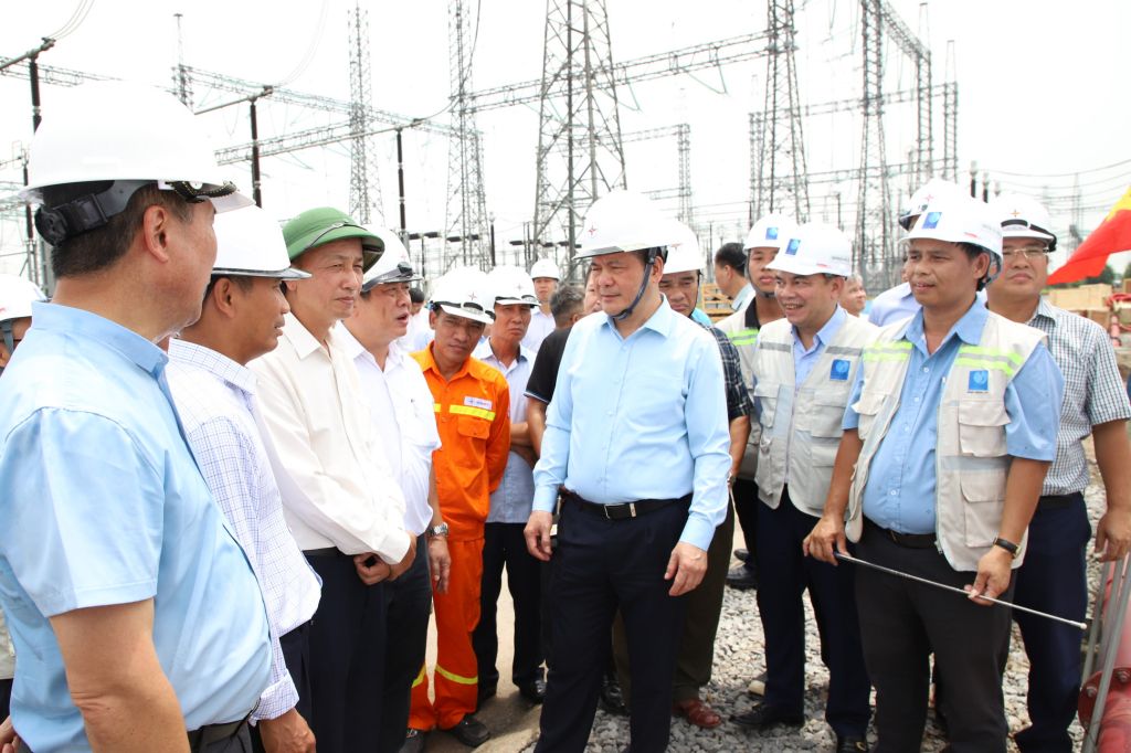 Bộ trưởng Bộ Công Thương kiểm tra tiến độ Dự án đường dây 500kV 