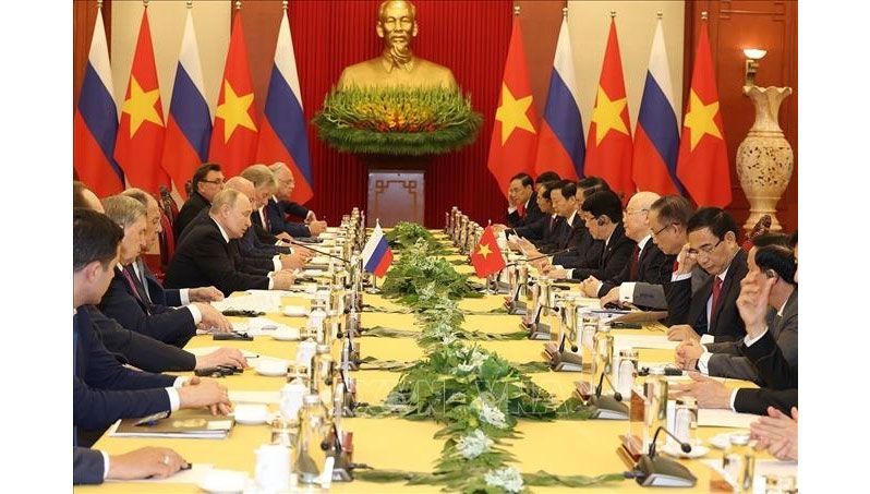 Tổng thống Nga V. Putin đánh giá chuyến thăm Việt Nam đạt hiệu quả, mong muốn tiếp tục hợp tác