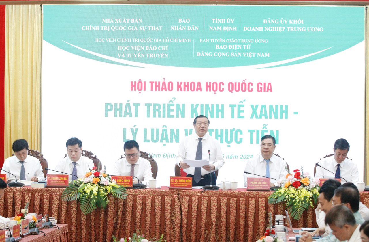 Hội thảo khoa học quốc gia “Phát triển kinh tế xanh - Lý luận và thực tiễn”