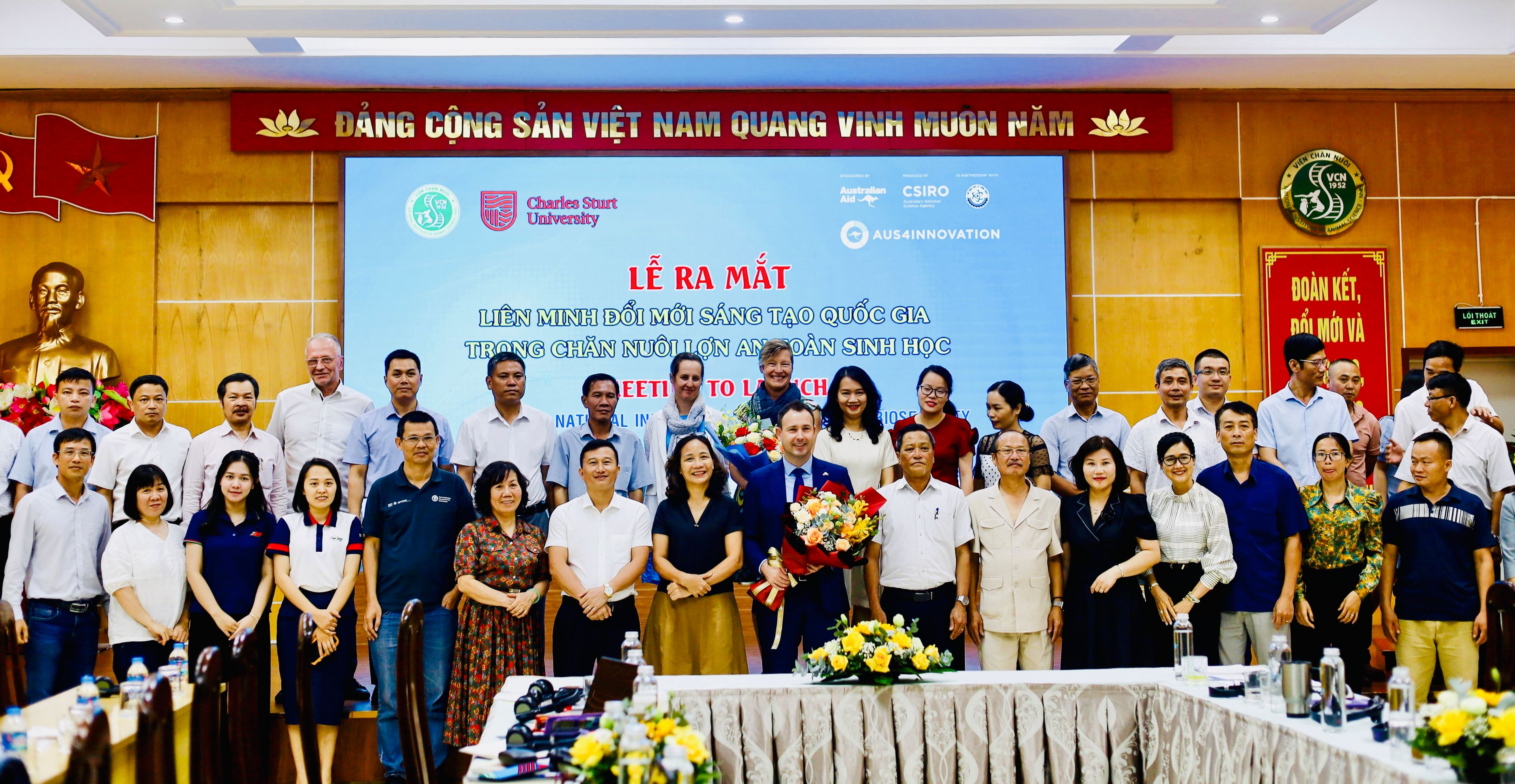 Ra mắt Liên minh Đổi mới sáng tạo trong chăn nuôi lợn an toàn sinh học 