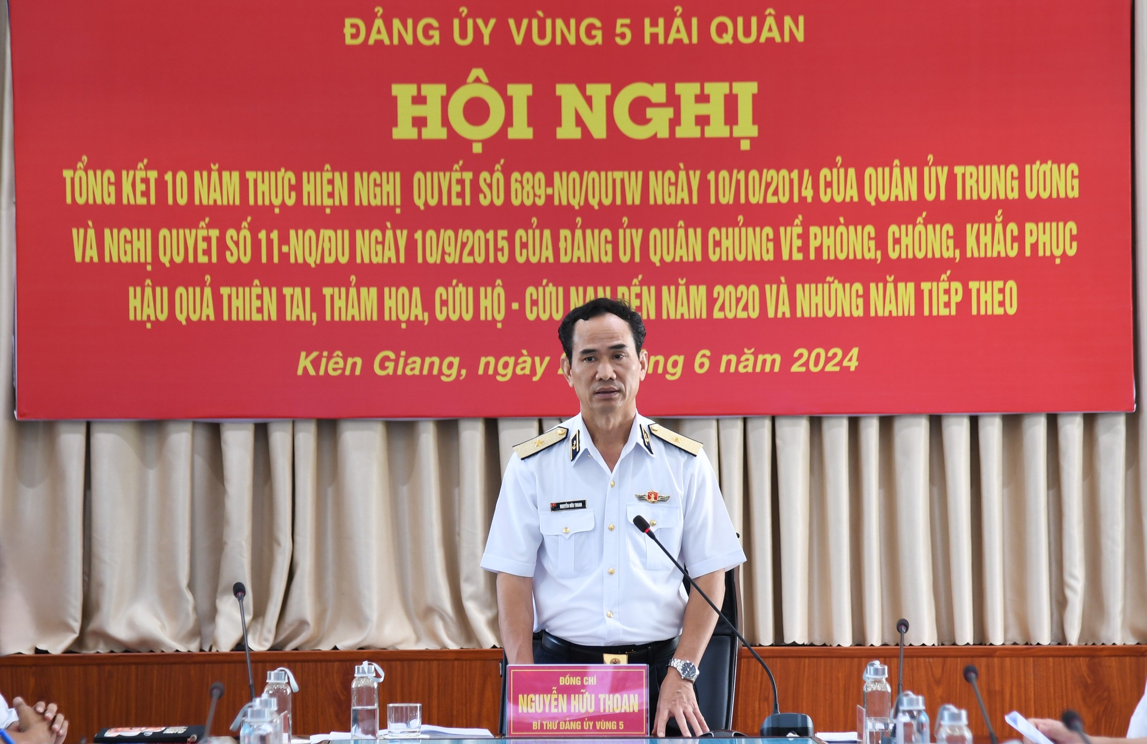 Vùng 5 Hải quân thực hiện tốt Nghị quyết số 689 của Quân ủy Trung ương 