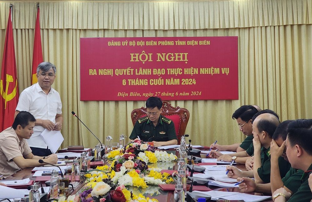 Điện Biên: Đảng ủy Bộ đội Biên phòng ra Nghị quyết lãnh đạo thực hiện nhiệm vụ 6 tháng cuối năm