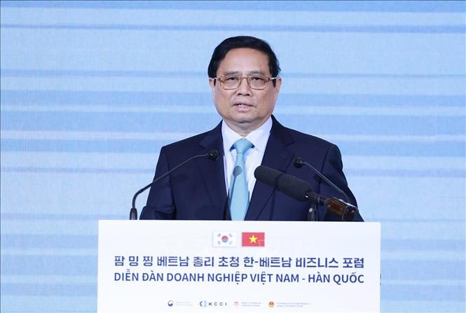 Thủ tướng dự Diễn đàn Doanh nghiệp Việt Nam - Hàn Quốc