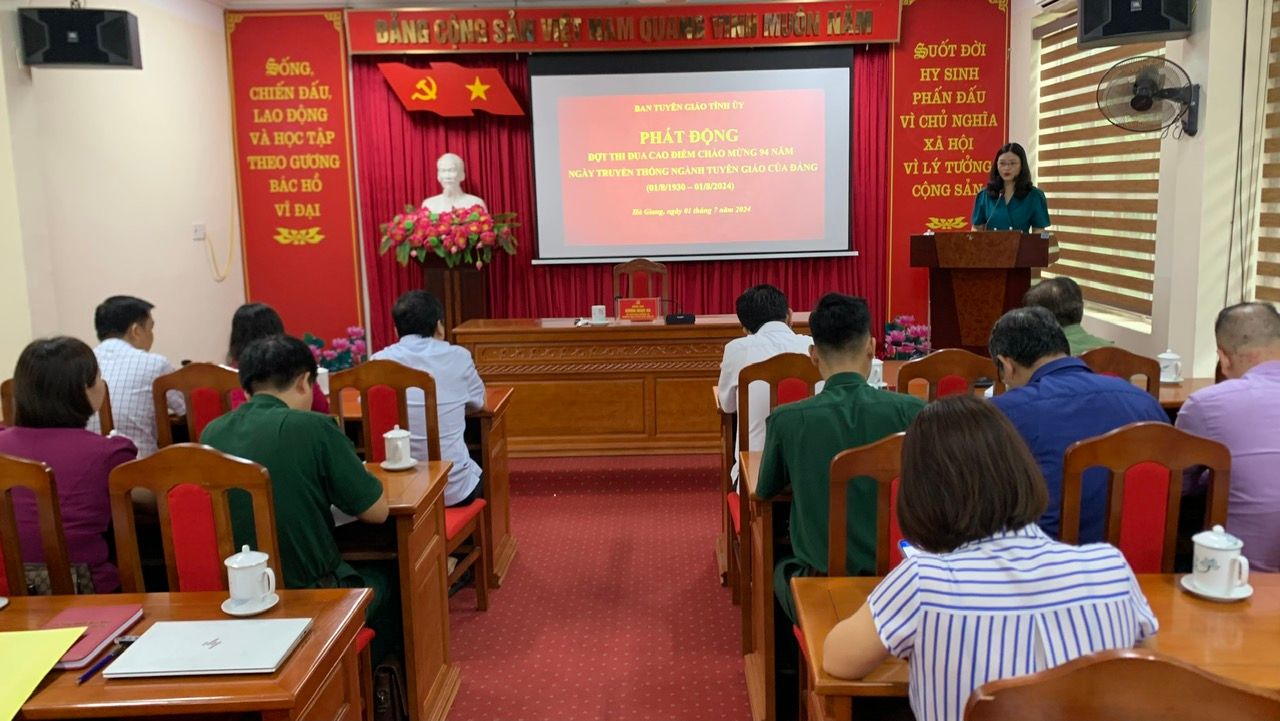 Hà Giang: Phát động thi đua cao điểm hướng tới kỷ niệm ngày truyền thống ngành Tuyên giáo