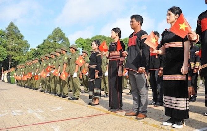 Đắk Lắk ra mắt Lực lượng tham gia bảo vệ an ninh trật tự cơ sở