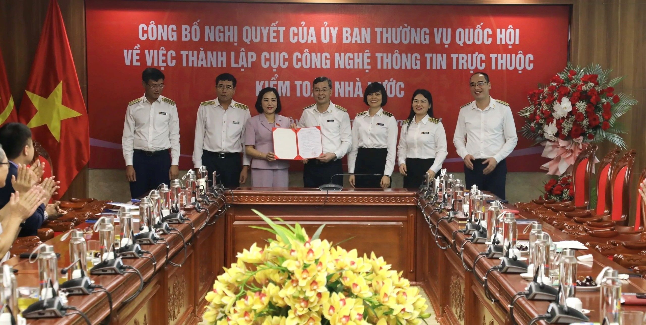 Công bố Nghị quyết thành lập Cục Công nghệ thông tin trực thuộc Kiểm toán nhà nước