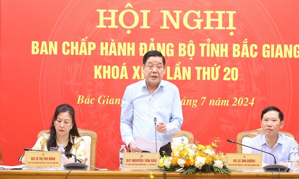 Bắc Giang: Phấn đấu hoàn thành các mục tiêu năm 2024 và đại hội đảng bộ các cấp