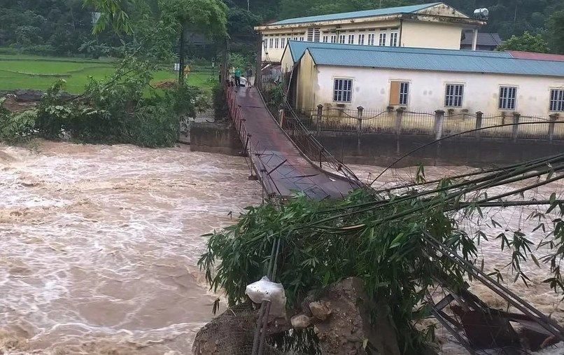 Xuất hiện lũ ống, lũ quét tại Hà Giang