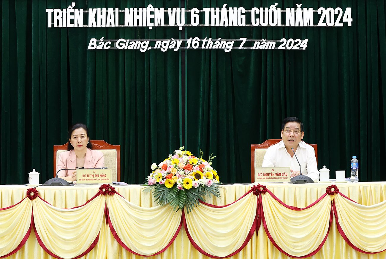 Bắc Giang: 6 tháng cuối năm “chỉ bàn làm, không bàn lùi, đã nói là làm, đã cam kết là phải thực hiện”