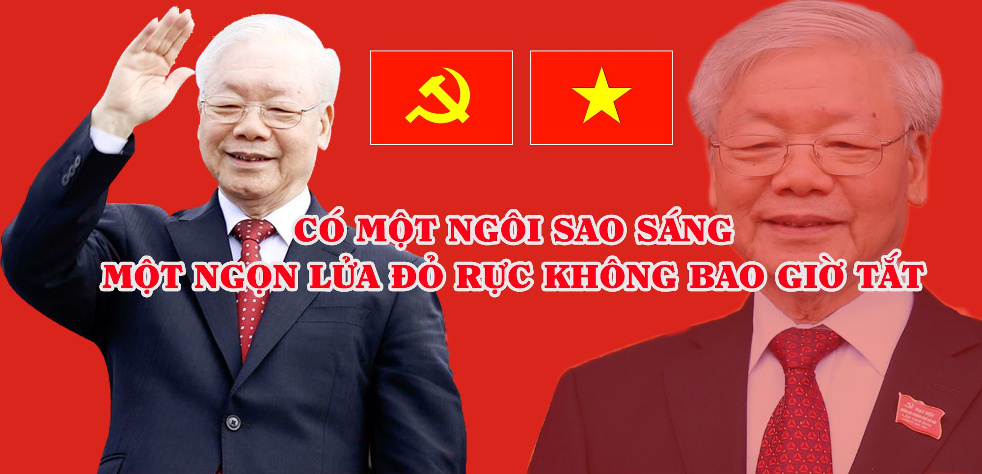 Có một ngôi sao sáng, một ngọn lửa đỏ rực không bao giờ tắt