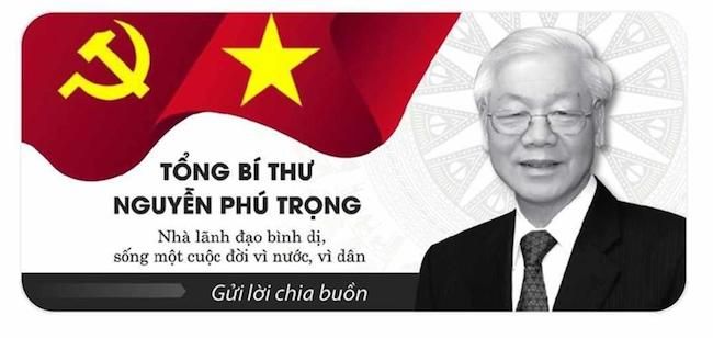 Chia buồn, tri ân Tổng Bí thư Nguyễn Phú Trọng qua Sổ tang điện tử trên ứng dụng VNeID