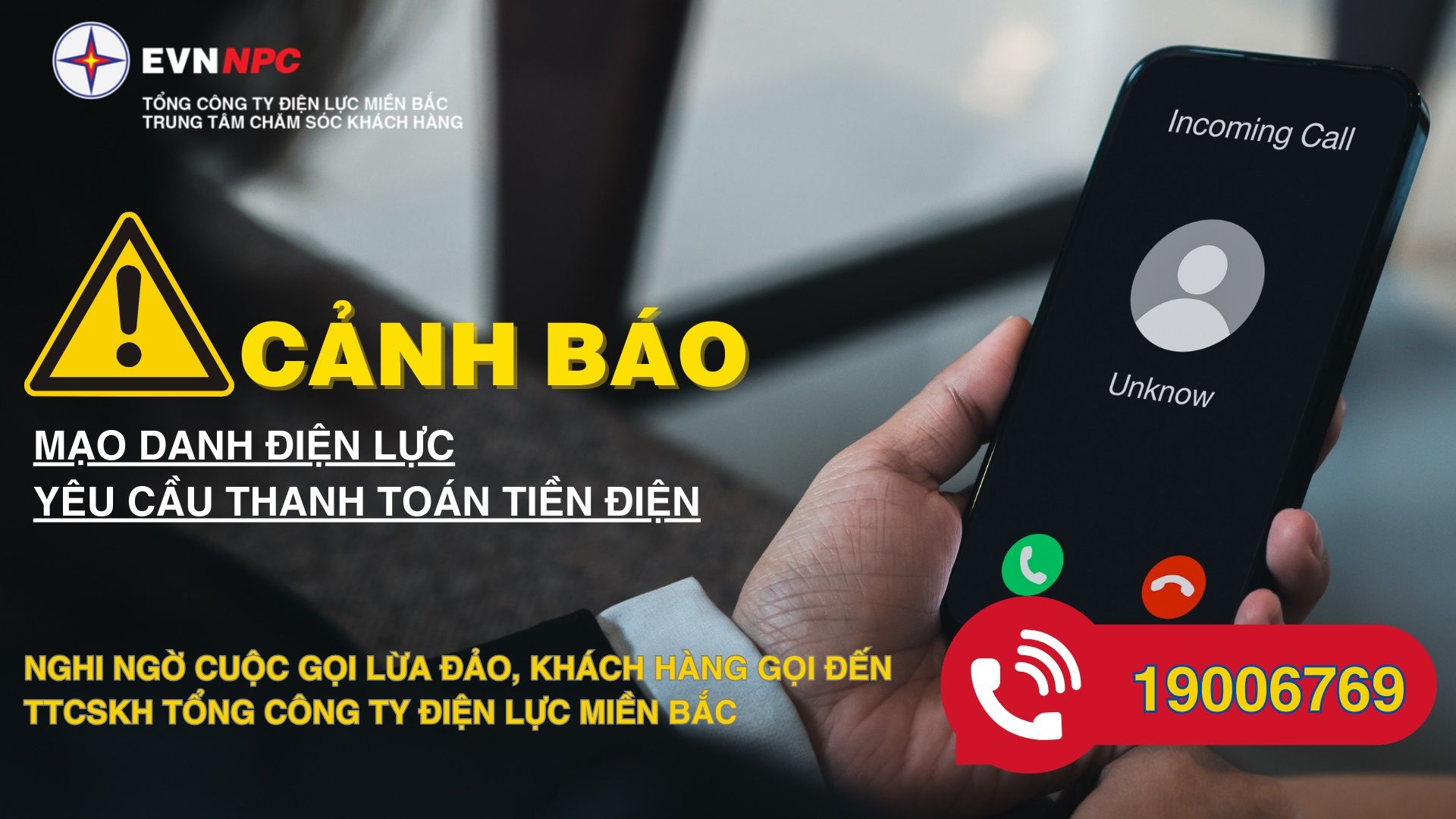 Cảnh báo cuộc gọi mạo danh nhân viên điện lực