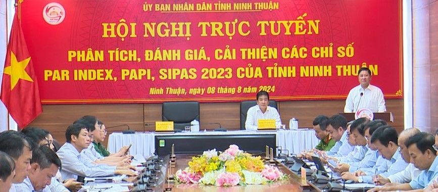 Ninh Thuận: Thực hiện đồng bộ, hiệu quả các giải pháp nâng cao thứ hạng các chỉ số PAR INDEX, PAPI, SIPAS