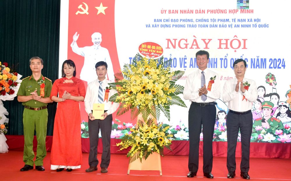 Ngày hội Toàn dân bảo vệ an ninh Tổ quốc tại phường Hợp Minh, thành phố Yên Bái