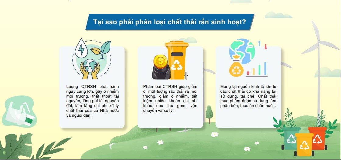 Đẩy mạnh tuyên truyền, phổ biến kiến thức về phân loại chất thải rắn sinh hoạt​