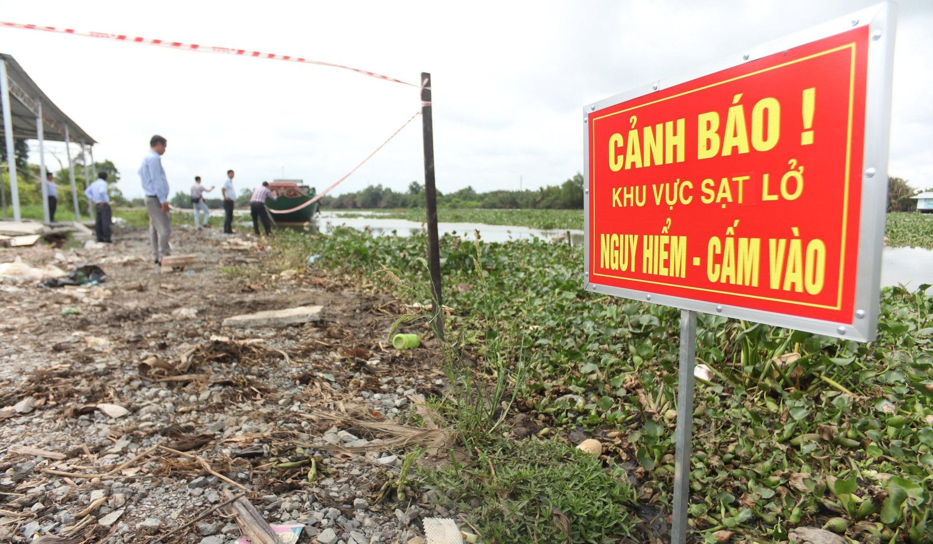 Long An: Tăng cường phòng, chống sạt lở