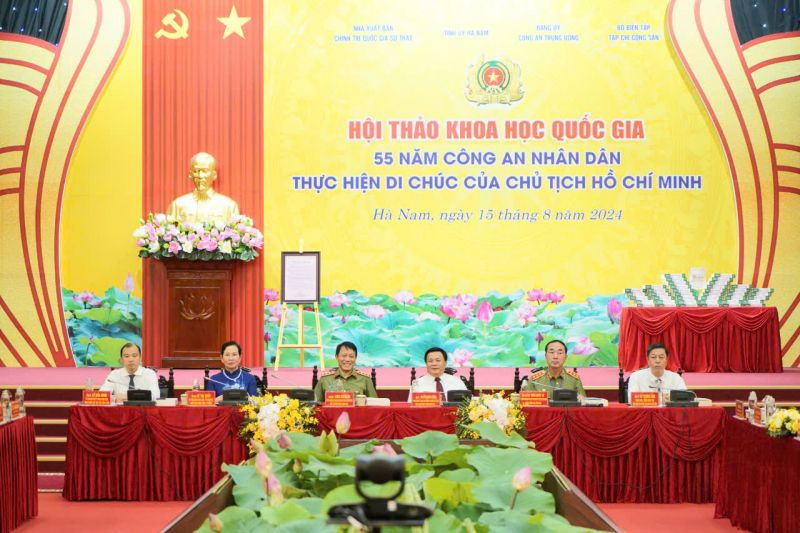 Hội thảo khoa học quốc gia “55 năm Công an Nhân dân thực hiện Di chúc của Chủ tịch Hồ Chí Minh”