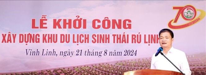 Quảng Trị: Khởi công xây dựng Khu du lịch sinh thái Rú Lịnh với mức đầu tư hơn 100 tỷ đồng