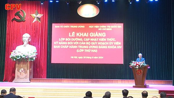 Khai giảng Lớp Bồi dưỡng, cập nhật kiến thức, kỹ năng đối với cán bộ quy hoạch Ủy viên Trung ương Đảng khóa XIV