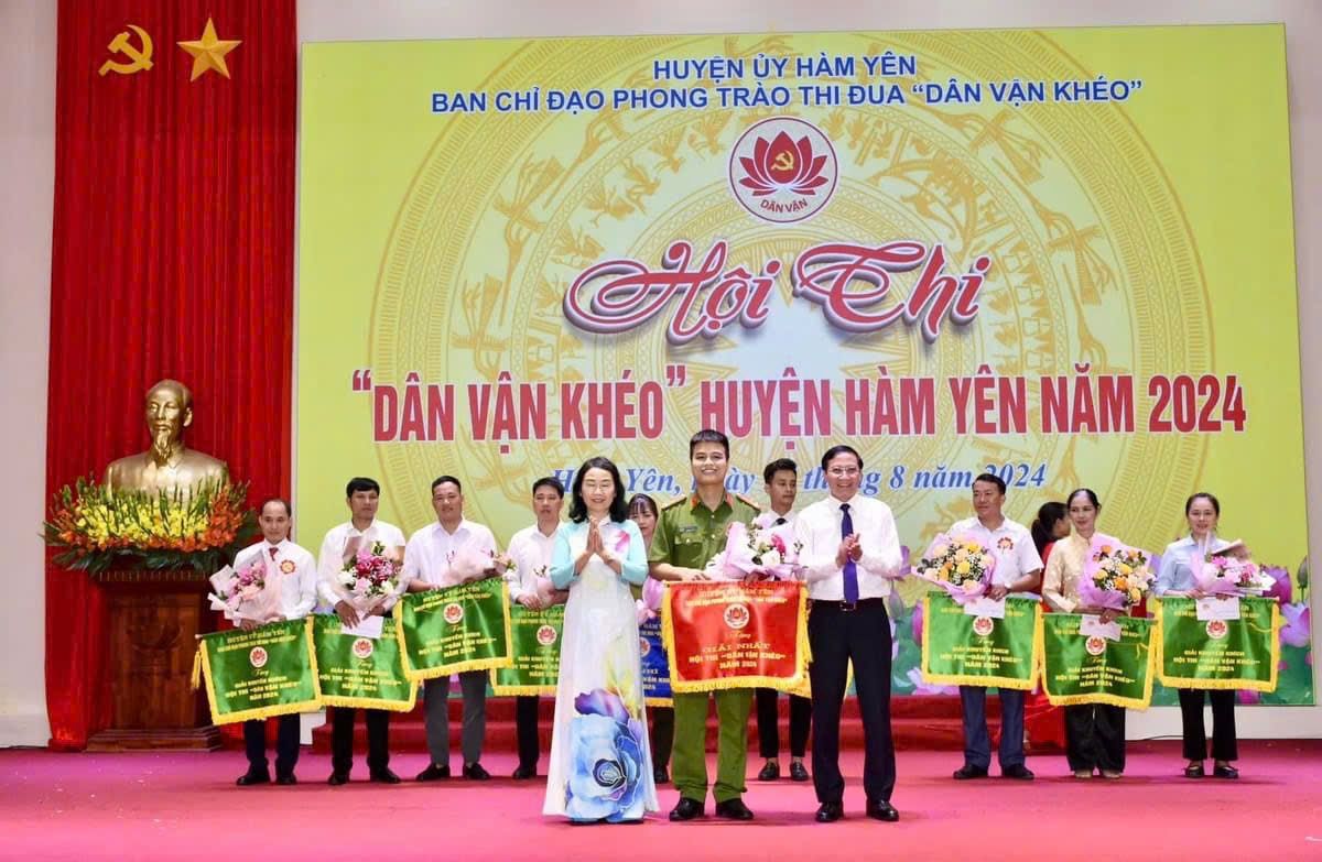 Hội thi Dân vận khéo 2024 huyện Hàm Yên