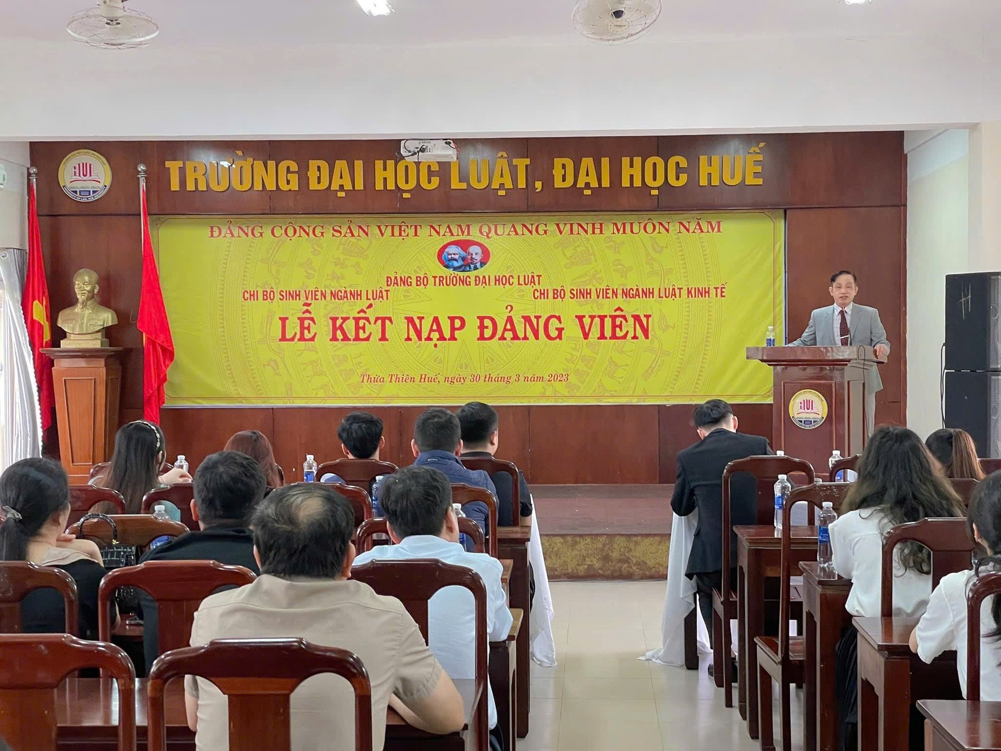 Đại học Luật, Đại Học Huế: Tạo môi trường phát triển Đảng cho lực lượng trẻ 