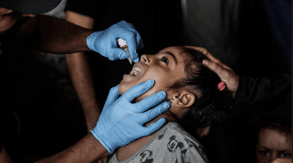 WHO đẩy mạnh chiến dịch tiêm chủng vaccine ngừa bại liệt ở Gaza