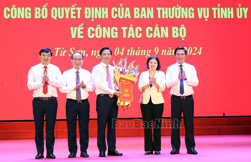 Bắc Ninh: Điều động, bổ nhiệm các lãnh đạo sở, ngành, địa phương