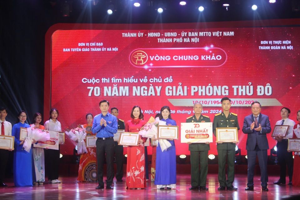 Hơn 1,3 triệu lượt thí sinh thi tìm hiểu 70 năm Ngày Giải phóng Thủ đô trên nền tảng số