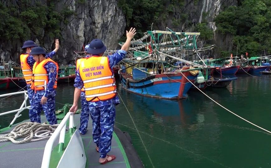 Lực lượng Cảnh sát biển chủ động phòng, chống bão số 3