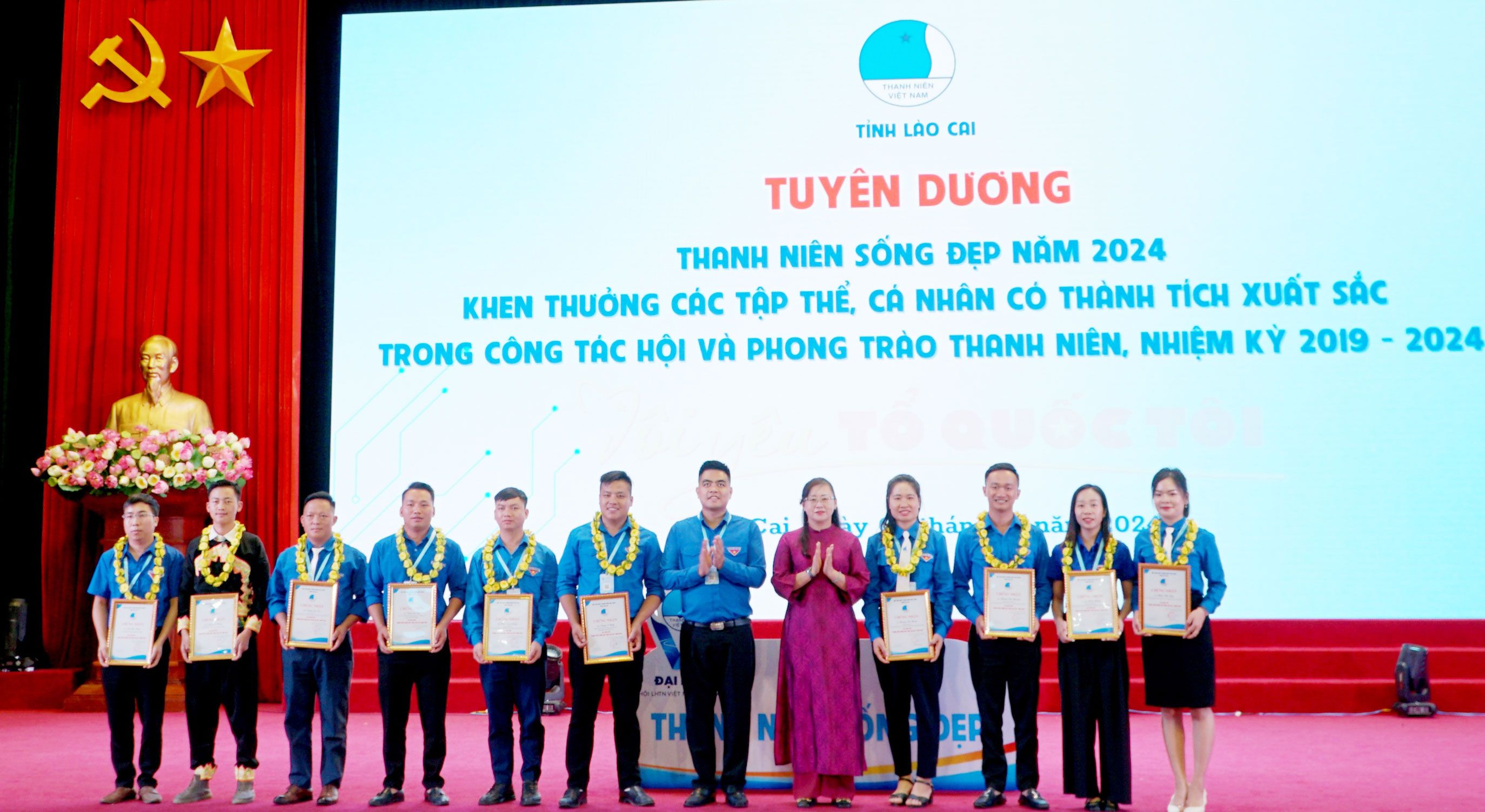 Lào Cai: 10 cá nhân được tuyên dương “Thanh niên sống đẹp” năm 2024