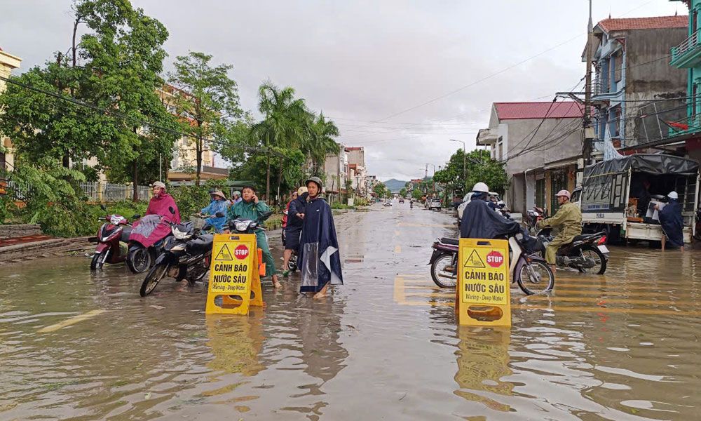 Bắc Giang: Nhiều đoạn trên quốc lộ 31 và một số đường tỉnh bị ngập, chia cắt giao thông