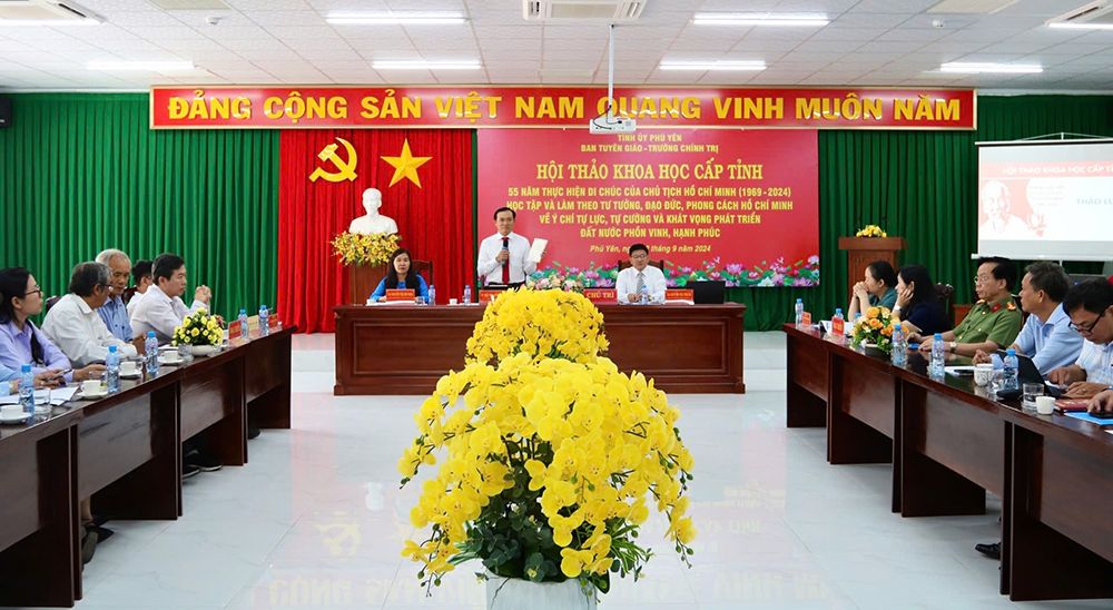 Phú Yên tổ chức Hội thảo khoa học kỷ niệm 55 năm thực hiện Di chúc của Chủ tịch Hồ Chí Minh