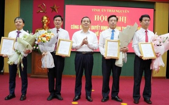 Thái Nguyên: Công bố các Quyết định về công tác cán bộ