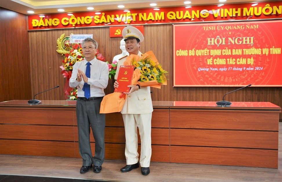 Đại tá Nguyễn Hữu Hợp giữ chức vụ Bí thư Đảng ủy Công an tỉnh Quảng Nam