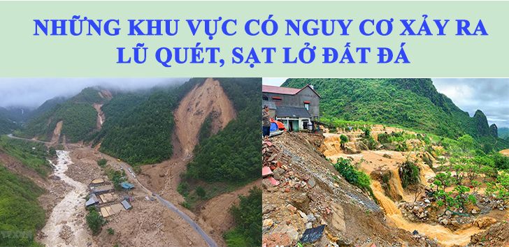 Cảnh báo lũ quét, sạt lở đất do mưa lũ khu vực các tỉnh từ Thanh Hóa đến Quảng Ngãi và Kon Tum