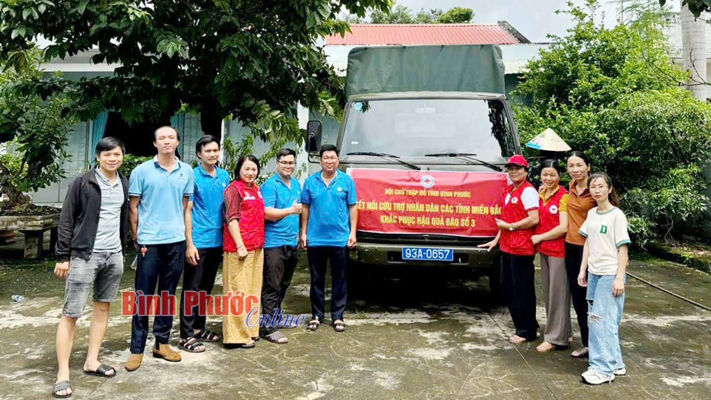 Bình Phước: Hơn 29,5 tỷ đồng ủng hộ đồng bào miền Bắc