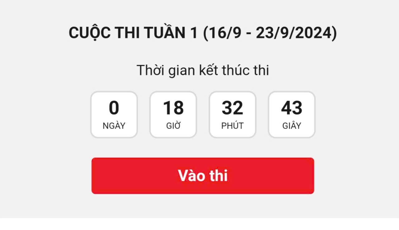 Hơn 130 nghìn lượt thi “Chung tay vì an toàn giao thông” tuần 1