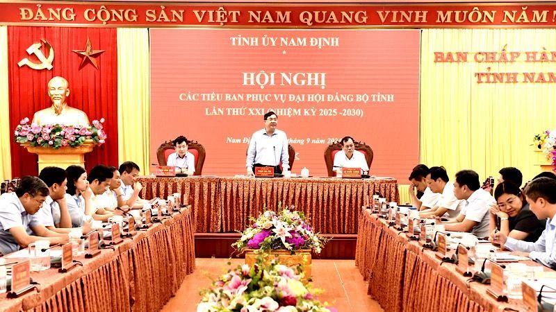 Nam Định: Phát huy tinh thần trách nhiệm tổ chức thành công Đại hội Đảng bộ tỉnh