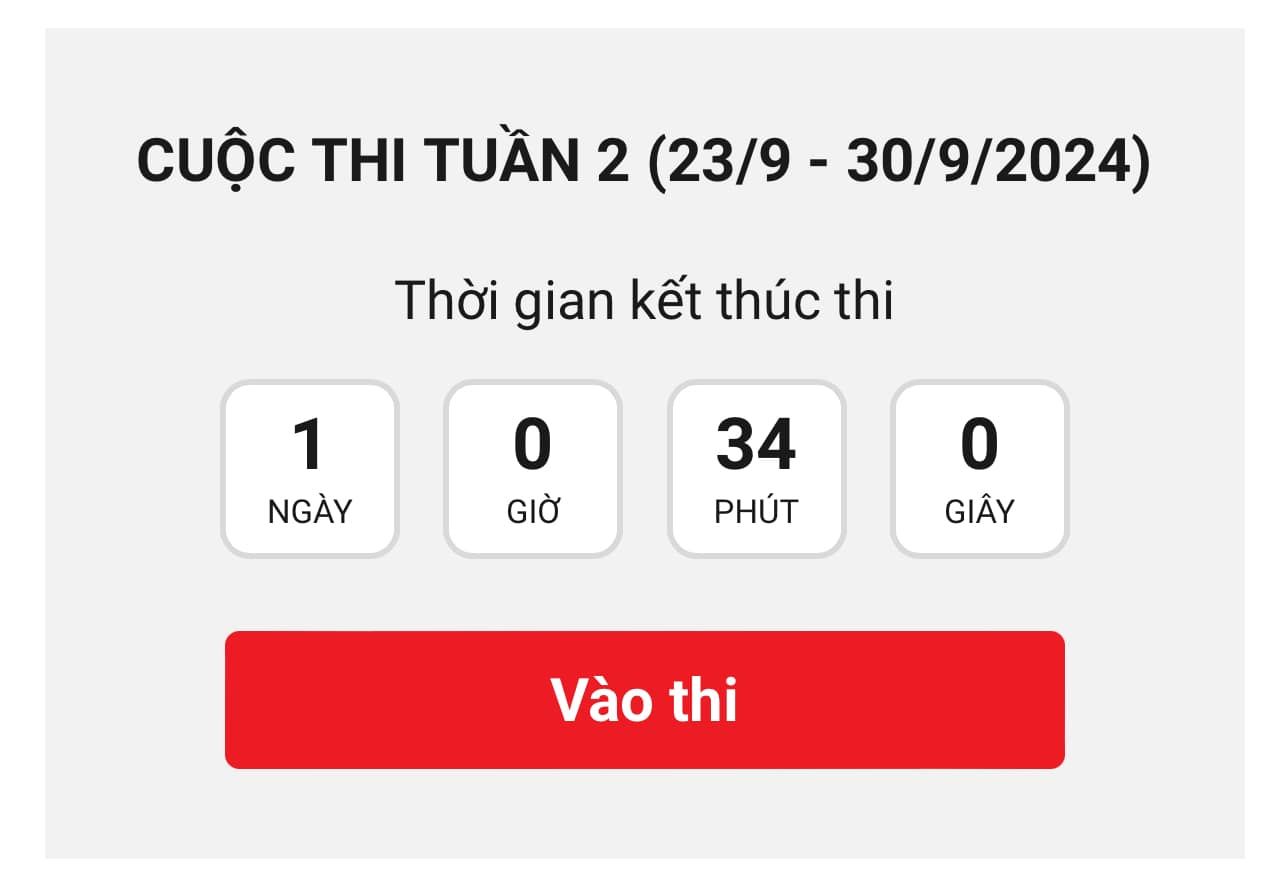 Hơn 154 nghìn lượt thi “Chung tay vì an toàn giao thông” tuần 2