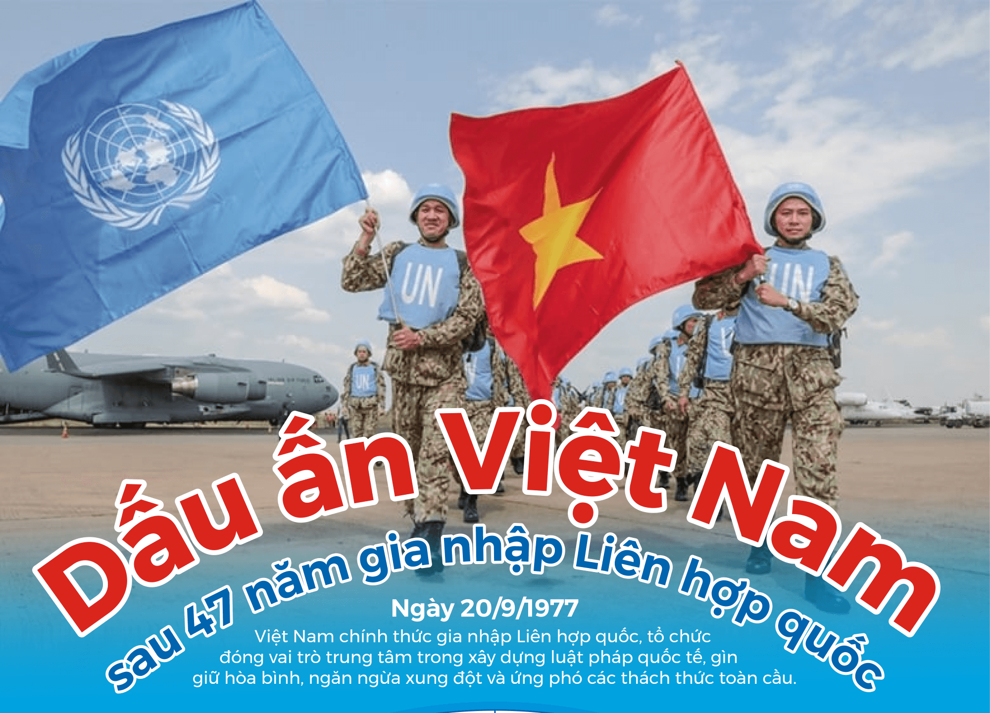 [Infographic] Dấu ấn Việt Nam sau 47 năm gia nhập Liên hợp quốc